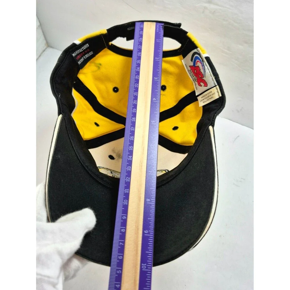 NWOT NASCAR Nextel Cup Series Hat Yellow Black ISC Motorsports Vintage Racing Ca